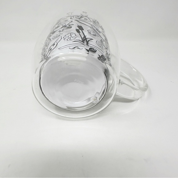 Joyjolt Star Wars Mandalorian Double Walled Glass Mug - Picture 3 of 5